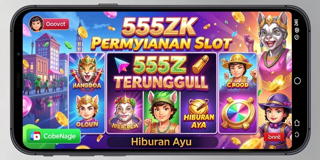 Tampilan gameplay seru dan penuh warna di 555ZK.