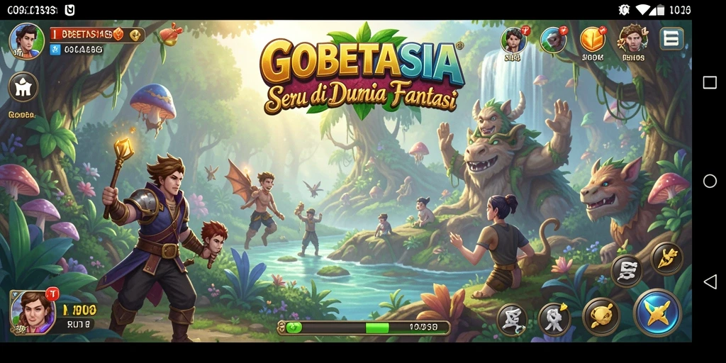 Gameplay GOBETASIA yang menampilkan petualangan seru dan grafis menakjubkan.