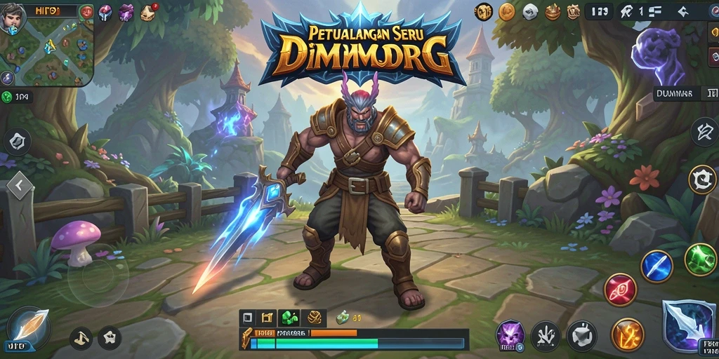 Tangkapan layar dari gameplay menampilkan pertempuran seru dalam HIT9.