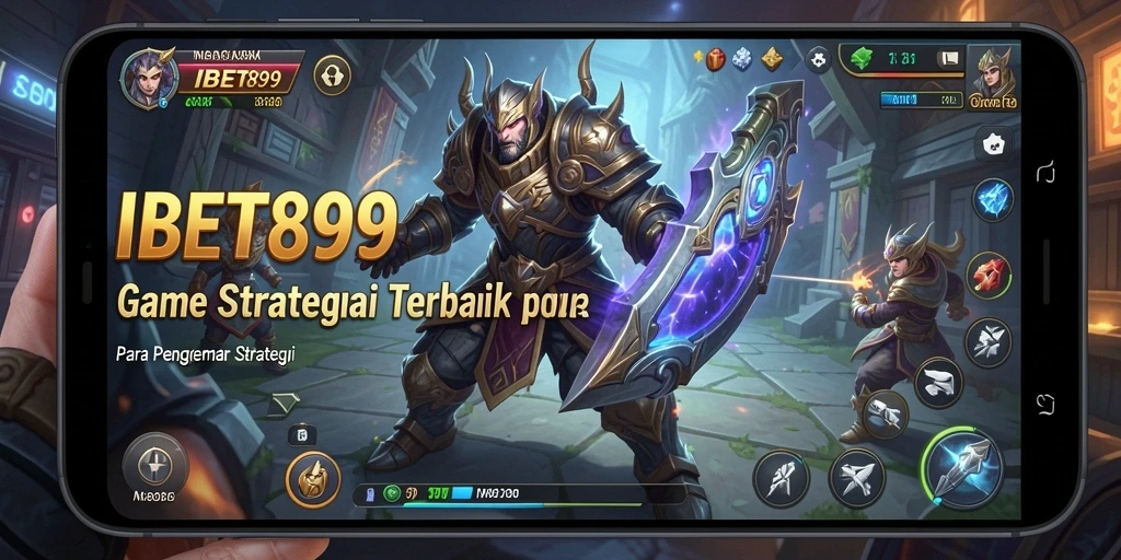 Tampilan gameplay IBET899 dengan aksi strategi yang menegangkan.