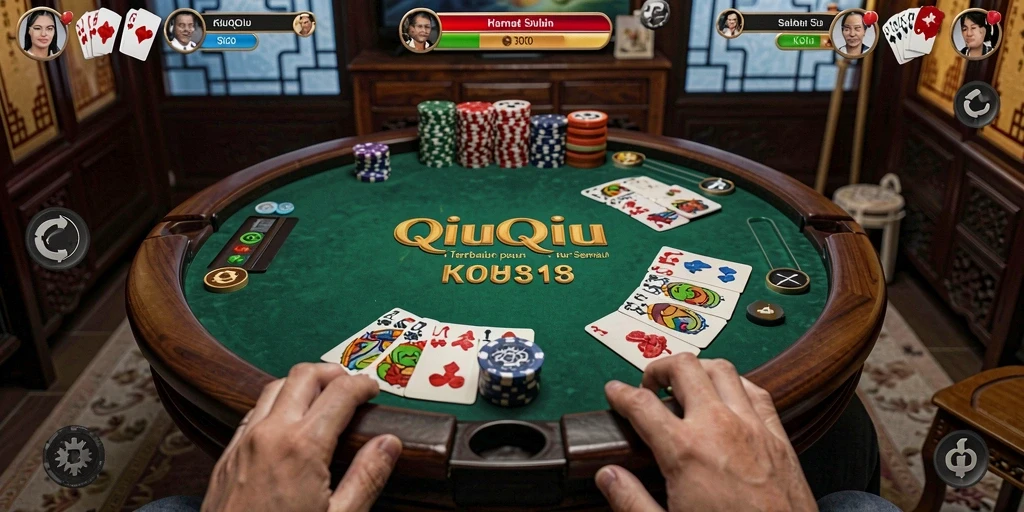 Tampilan gameplay KAKRP dengan aksi seru QiuQiu.
