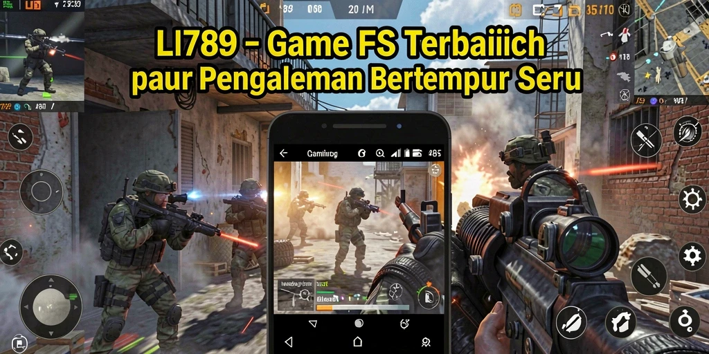 Tampilan gameplay mendebarkan dari LI789 dengan aksi FPS yang intens.