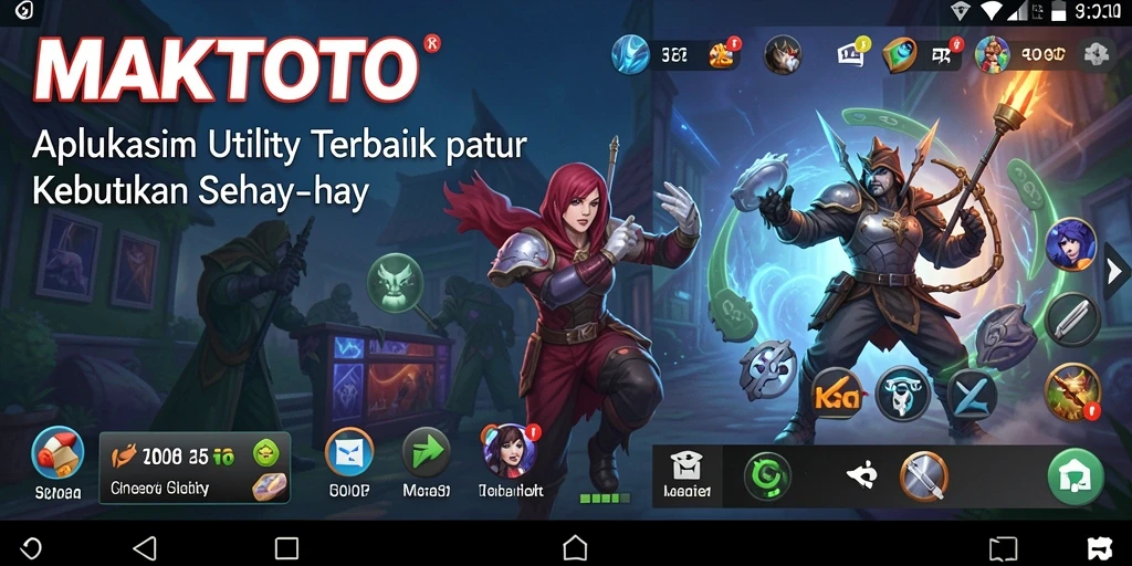 Tampilan antarmuka pengguna yang intuitif dari MAKTOTO.