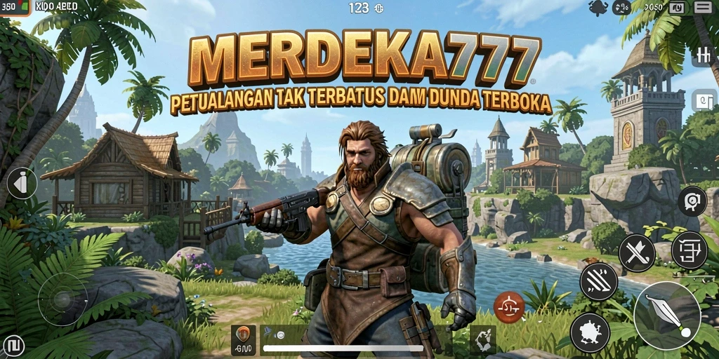 Tampilan gameplay MERDEKA777 dalam dunia terbuka yang menakjubkan.