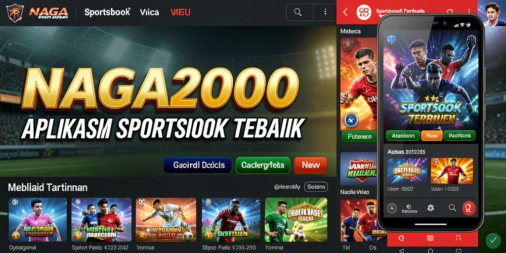Tampilan antarmuka NAGA2000 yang menarik saat bertaruh di Sportsbook.
