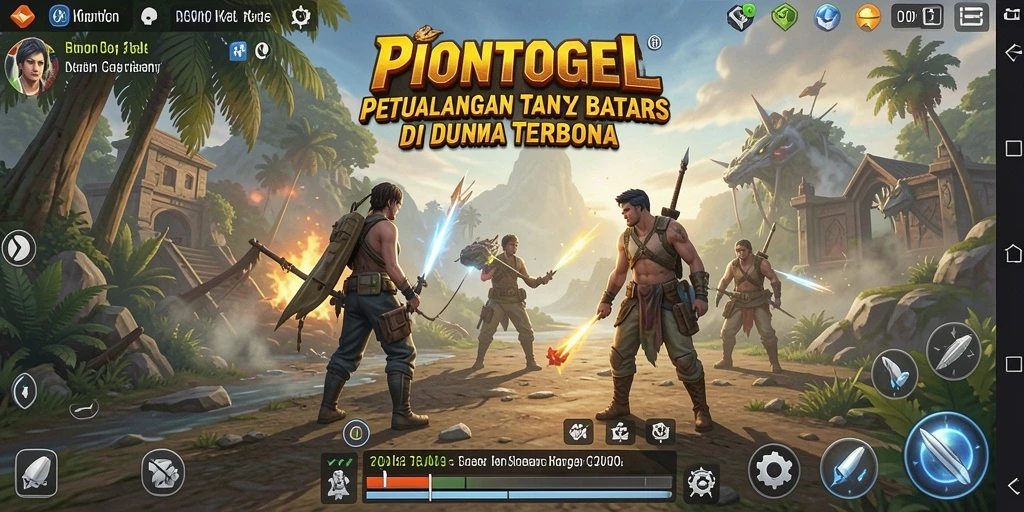 Gameplay PIONTOGEL yang menunjukkan eksplorasi di dunia terbuka.