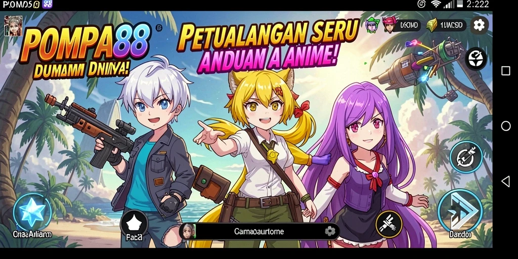Tampilan menakjubkan dari gameplay POMPA88 yang seru.