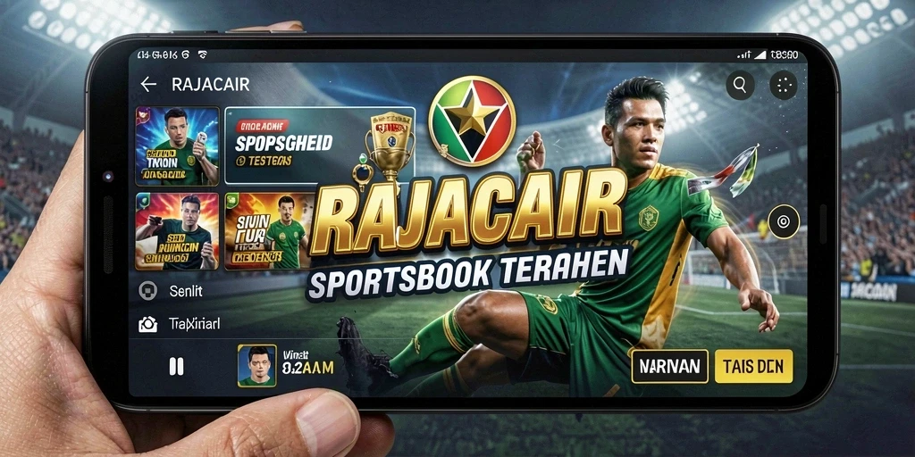 Tampilan menarik aplikasi RAJACAIR dengan pengalaman taruhan yang seru.