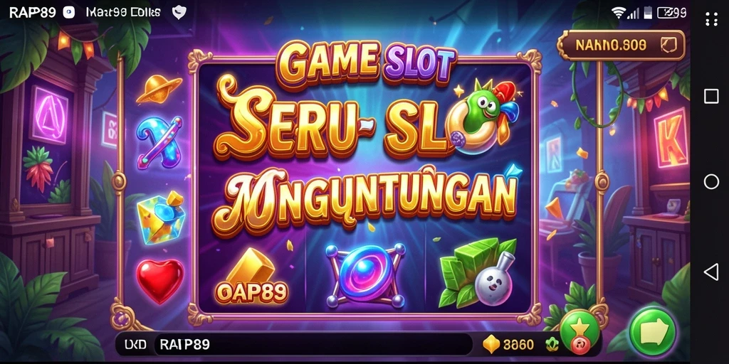 Tampilan gameplay Slot RAP89 yang menarik dan seru.