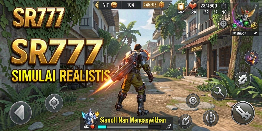 Screenshot gameplay SR777 menampilkan interaksi dalam simulasi yang mendalam.