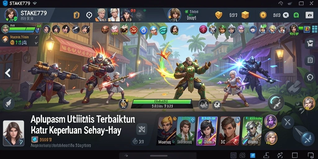 Screenshot utama STAKE779 menampilkan antarmuka aplikasi yang intuitif dan fungsional.