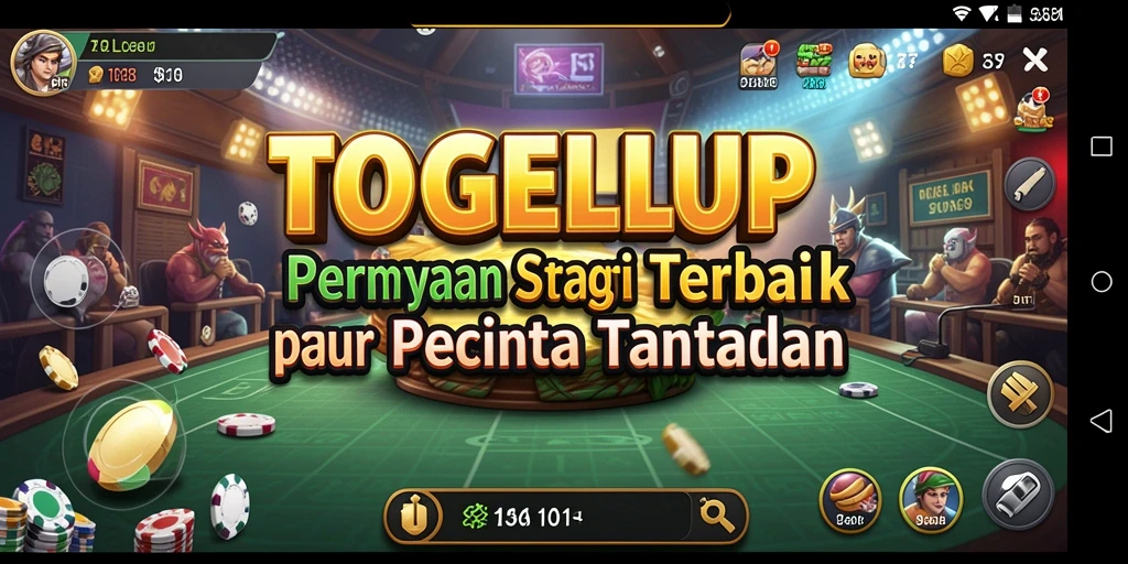 Tampilan gameplay menarik dari TOGELUP yang menantang dan strategis.
